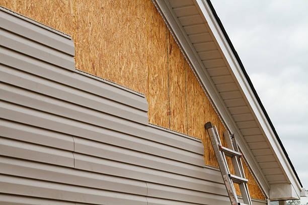 Professional Siding Installation technician working in Terryville, CT